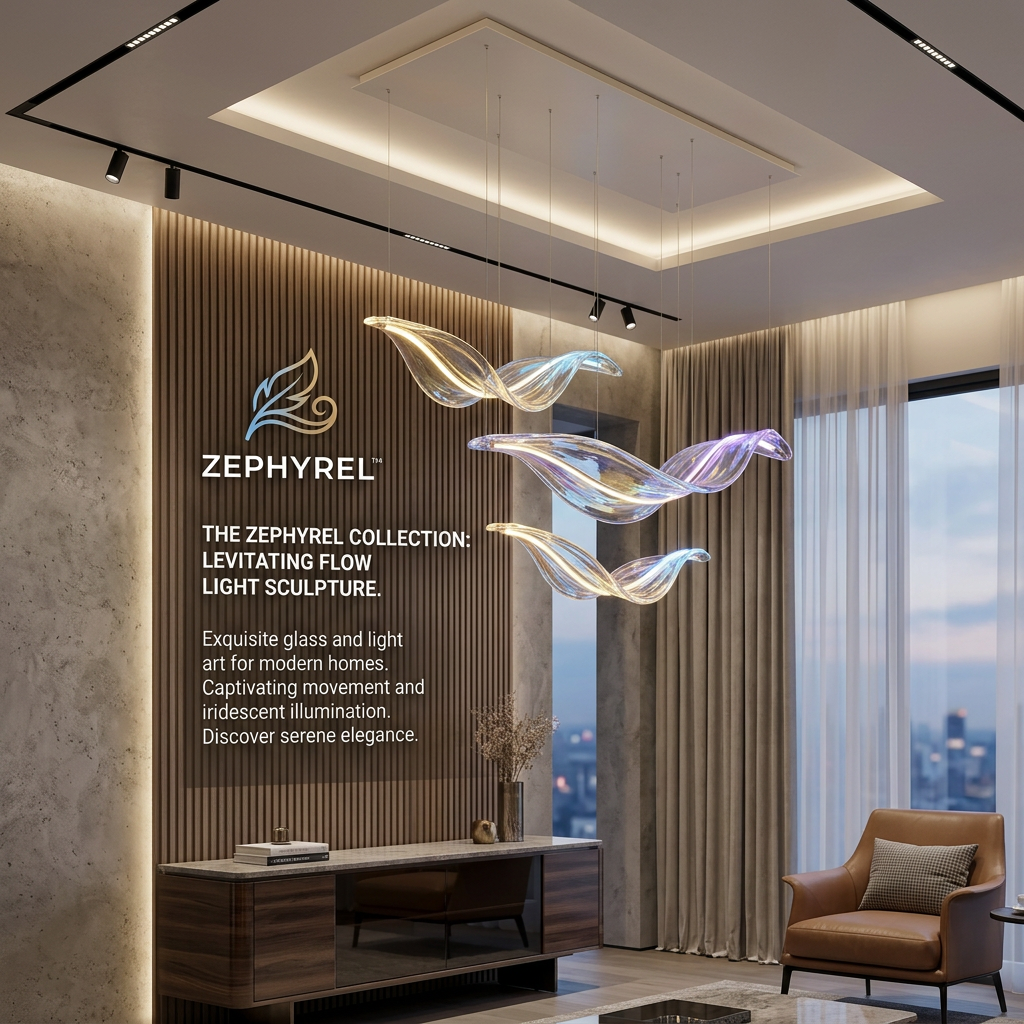 Zephyrel™ AeroKinetic Brass Mobile