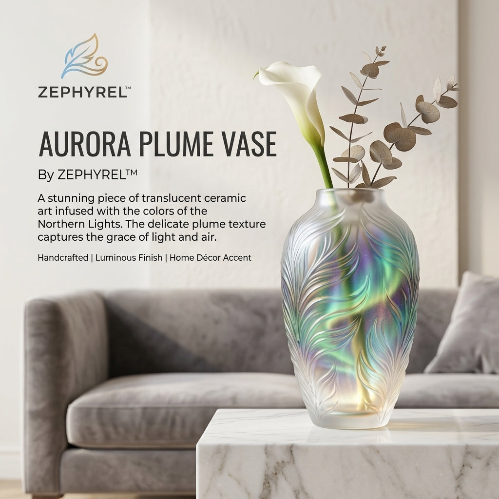 Zephyrel™ Feathered Parian Vessel
